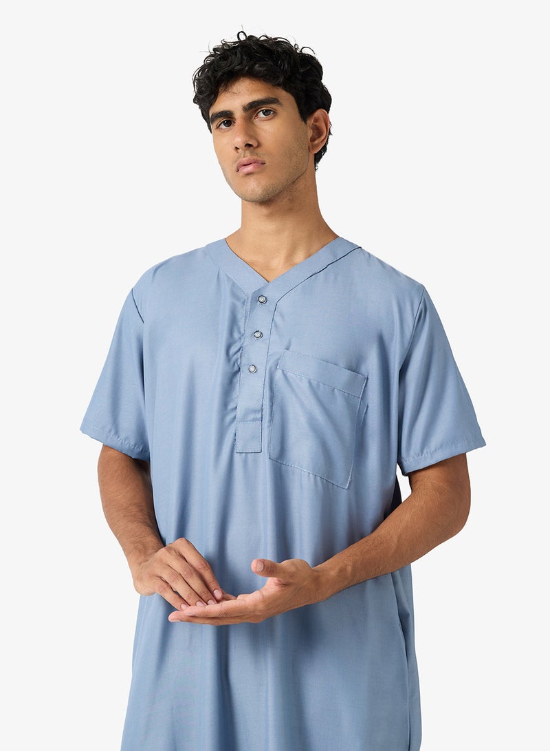 روبرت وود ثوب كلاسيكي بياقة على شكل حرف - Image 3